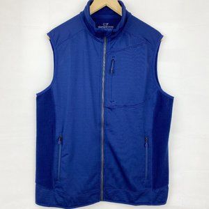 Vineyard Vines Mens Outerwear Grid Fleece vest M
